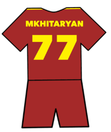 Henrik Mkhitaryan shirt