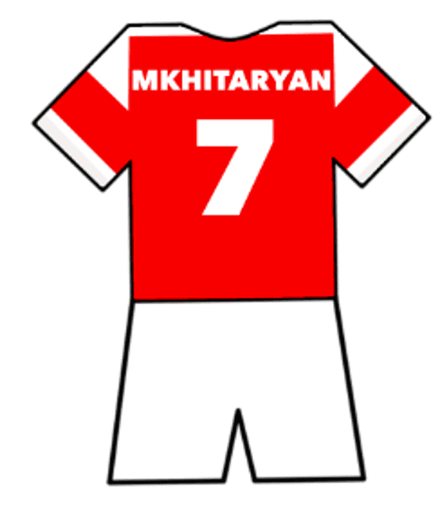 Henrik Mkhitaryan shirt