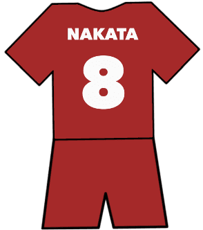 Hidetoshi Nakata shirt