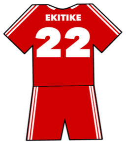 Liverpool shirt number 22