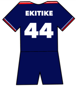 Paris Saint-Germain shirt number 44