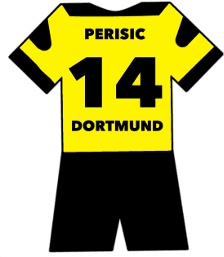 borussia dortmund shirt number 14
