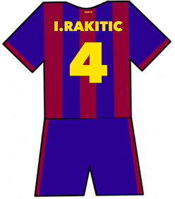Barcelona shirt number 4