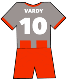 Jamie Vardy shirt