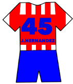 Guadalajara shirt number 45