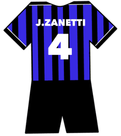 Inter Milan shirt number 4