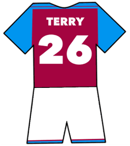 Aston Villa shirt number 26