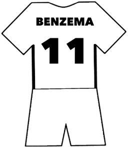 Real Madrid shirt number 11