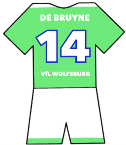 Wolfsburg shirt number 14