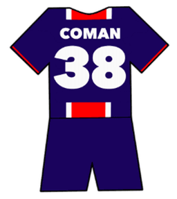 Paris Saint-Germain shirt number 38
