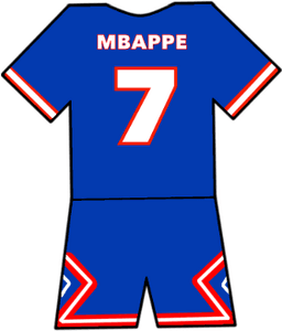 Paris Saint-Germain shirt number 7