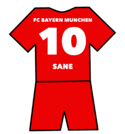 Bayern Munich shirt number 10