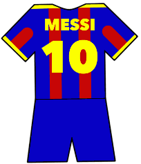 Barcelona shirt number 10