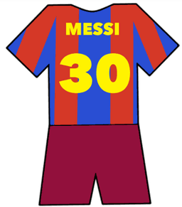 Barcelona shirt number 30