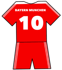 Bayern Munich shirt number 10