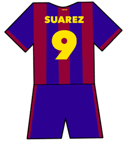 Barcelona shirt number 9