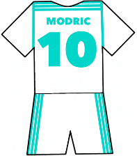 Luka Modric shirt
