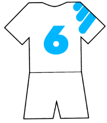Marseille shirt number 6