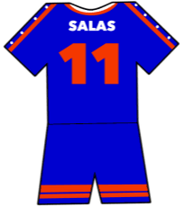 Universidad de Chile shirt number 11