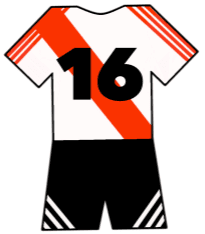 River Plate shirt number 16