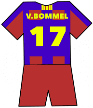 Barcelona shirt number 17