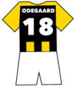 Vitesse shirt number 18