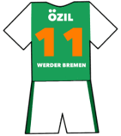 Werder Bremen shirt number 11