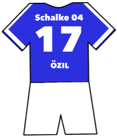 Schalke 04 shirt number 17