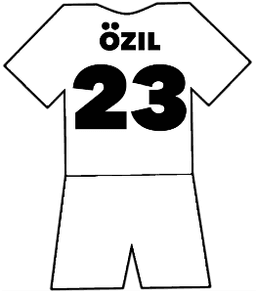 Real Madrid shirt number 23