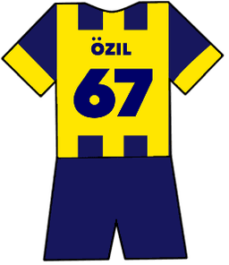 Fenerbahce shirt number 67