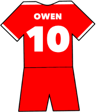 Liverpool shirt number 10
