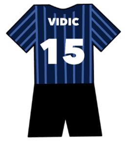 Inter Milan shirt number 15