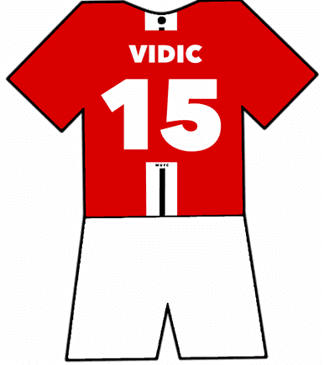 Nemanja Vidic shirt