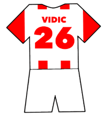 Nemanja Vidic shirt