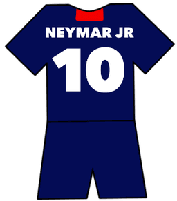 Paris Saint-Germain shirt number 10