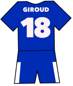Chelsea shirt number 18