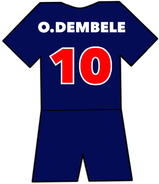 Ousmane Dembele shirt