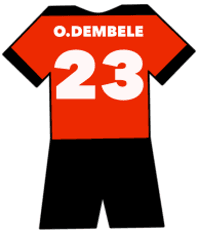 Rennes shirt number 23
