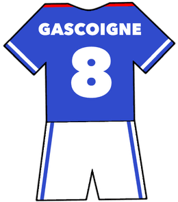 Paul Gascoigne shirt