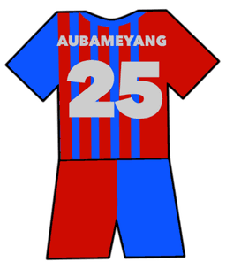 Barcelona shirt number 25