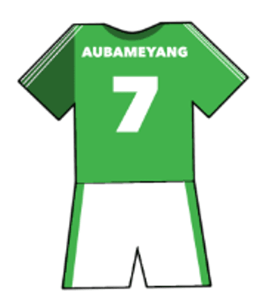Pierre Emerick Aubameyang shirt