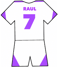 Real Madrid shirt number 7