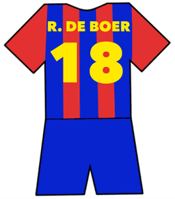 Barcelona shirt number 18