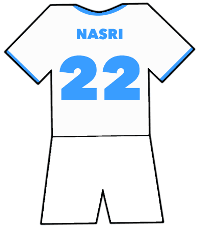 Marseille shirt number 22