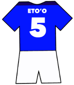 Everton shirt number 5