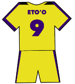 Anzhi Makhachkala shirt number 9