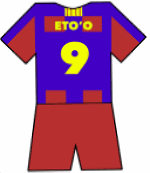 Barcelona shirt number 9