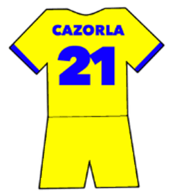 Villarreal shirt number 21