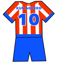 Atletico Madrid shirt number 10