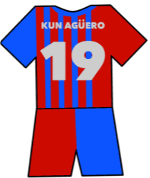 Barcelona shirt number 19